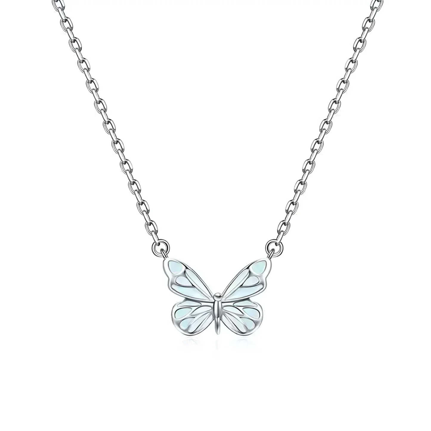 Set Mariposa Iluminada (PLATA 925)
