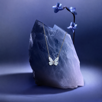 Set Mariposa Iluminada (PLATA 925)