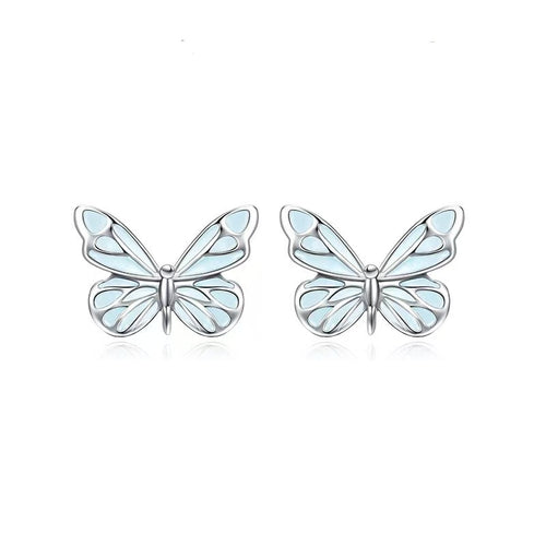 Pendientes Mariposa Iluminada (PLATA 925)